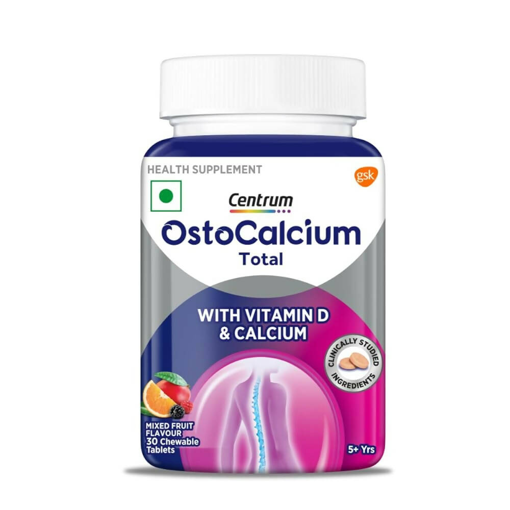 Centrum OstoCalcium Total Chewables Tablets - Mixed Fruit -  usa australia canada 