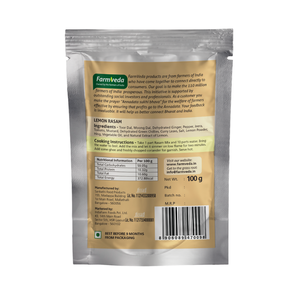 Farmveda Instant Mix- Lemon Rasam