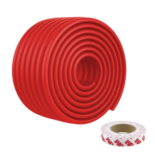 Safe-O-Kid Unique High Density- Prevents From Head Injury Multi-Functional 2 Meter Edge Guard - Red -  USA, Australia, Canada 