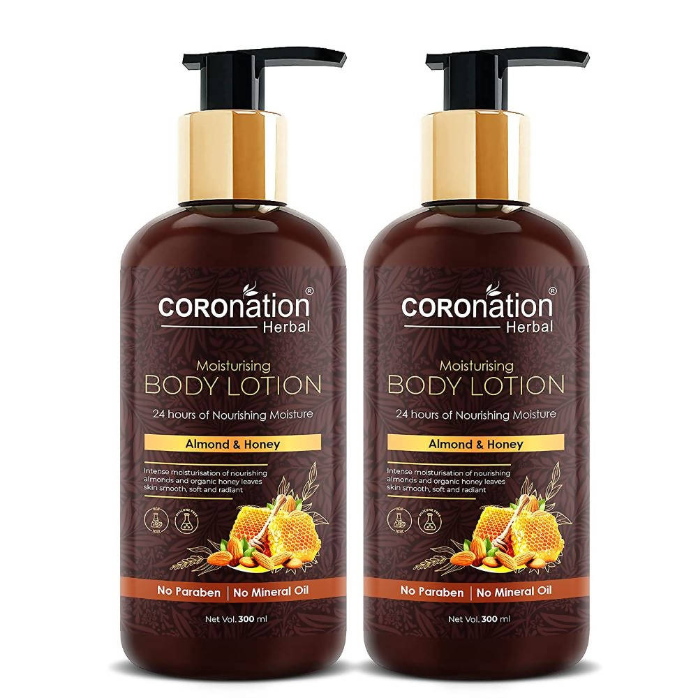 Coronation Herbal Almond & Honey Moisturising Body Lotion - usa canada australia