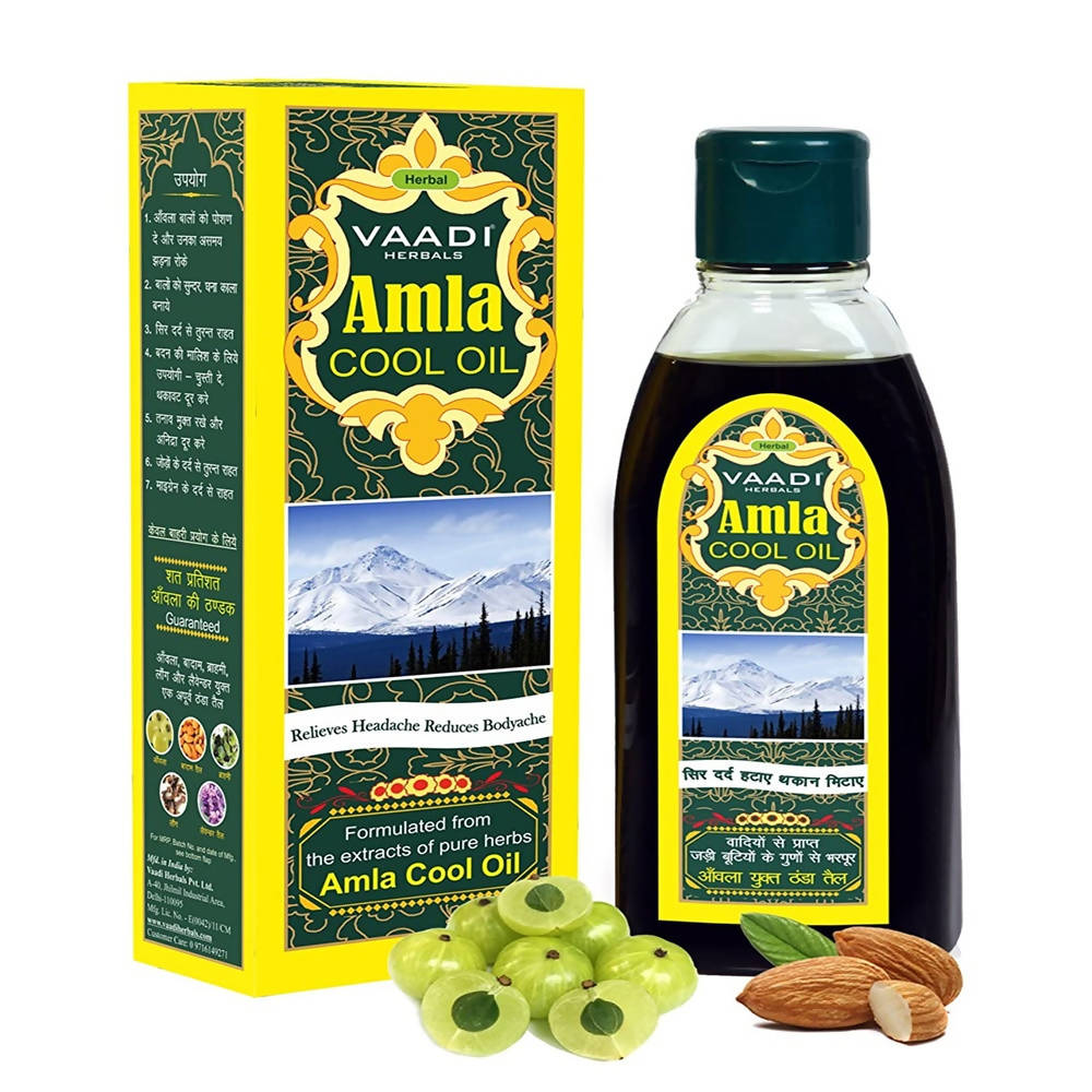 Vaadi Herbals Amla Cool Oil with Brahmi and Amla Extract