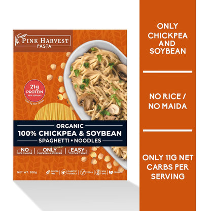 Pink Harvest Organic 100% Chickpea & Soybean Spaghetti Noodles