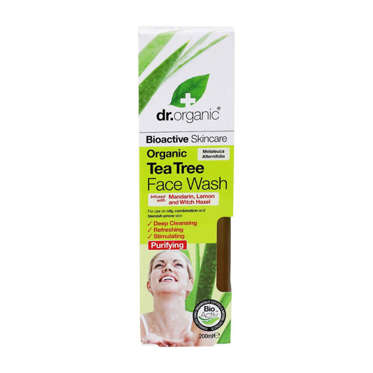 Dr.Organic Tea Tree Face Wash - BUDNE