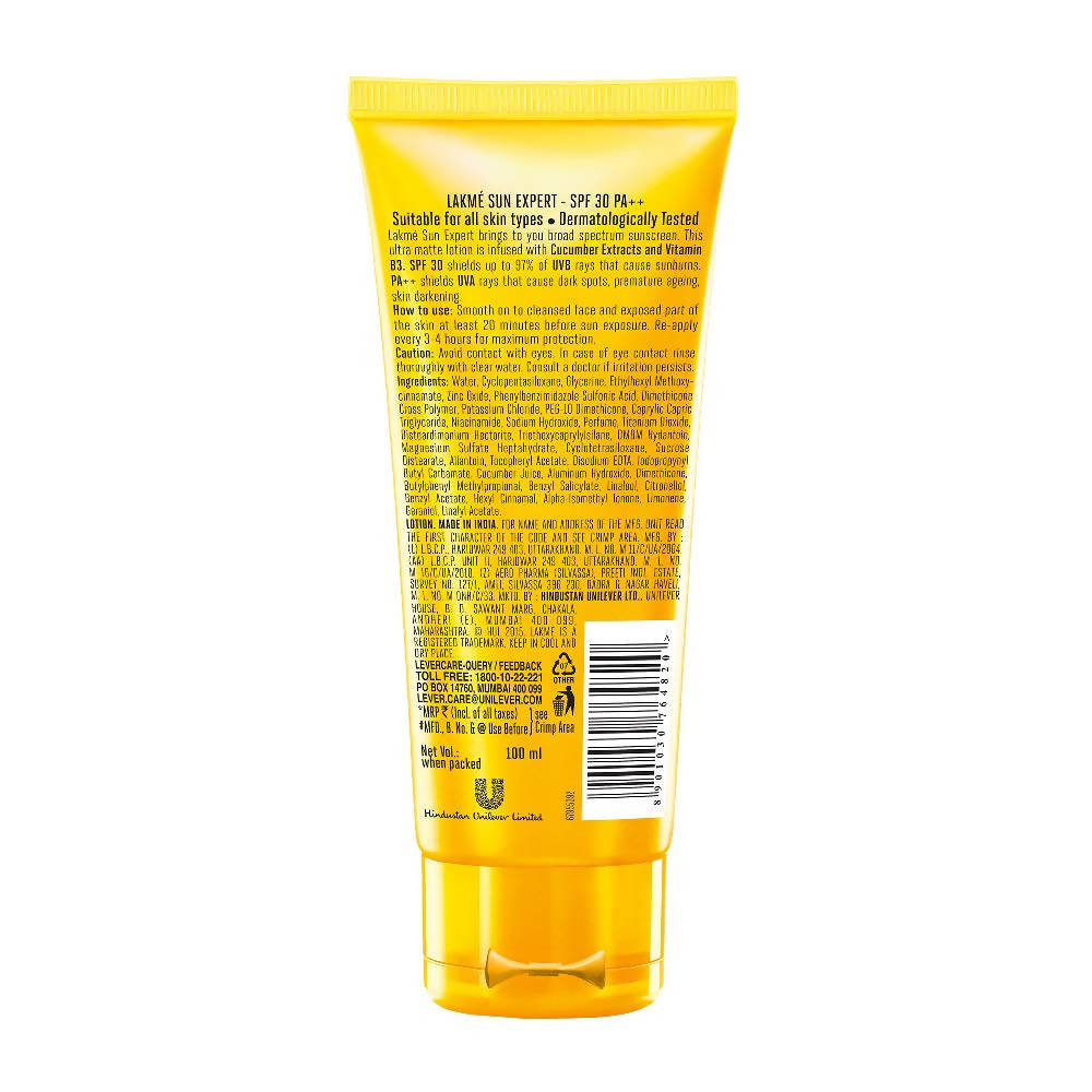 Lakme Sun Expert SPF 30 Ultra Matte Lotion