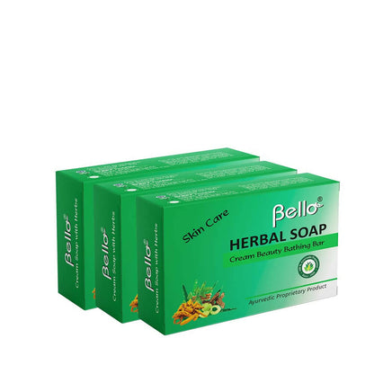 Bello Herbals Soap | Cream Beauty Bathing Bar - BUDEN