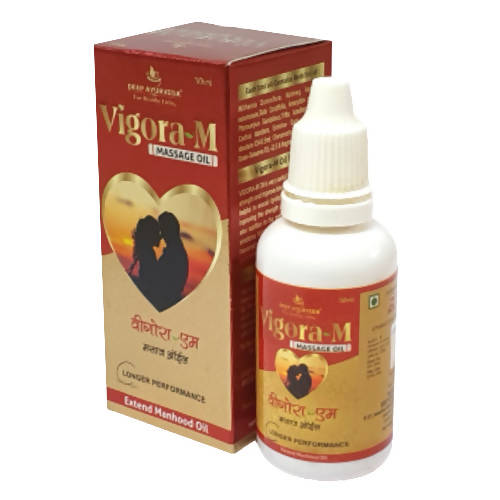 Deep Ayurveda Vigora-M Massage Oil for Men - BUDNE