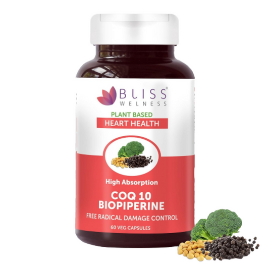Bliss Welness COQ10 Bio Piperine Capsules - usa canada australia