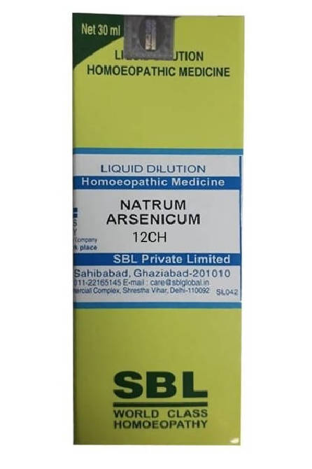 SBL Homeopathy Natrum Arsenicum Dilution