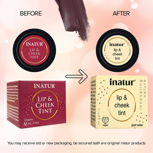 Inatur Lip and Cheek Tint Port Wine