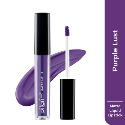 Pilgrim Matte Me Up Liquid Lipstick Purple Lust