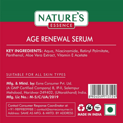 Nature's Essence Facialist Age Renewal Serum