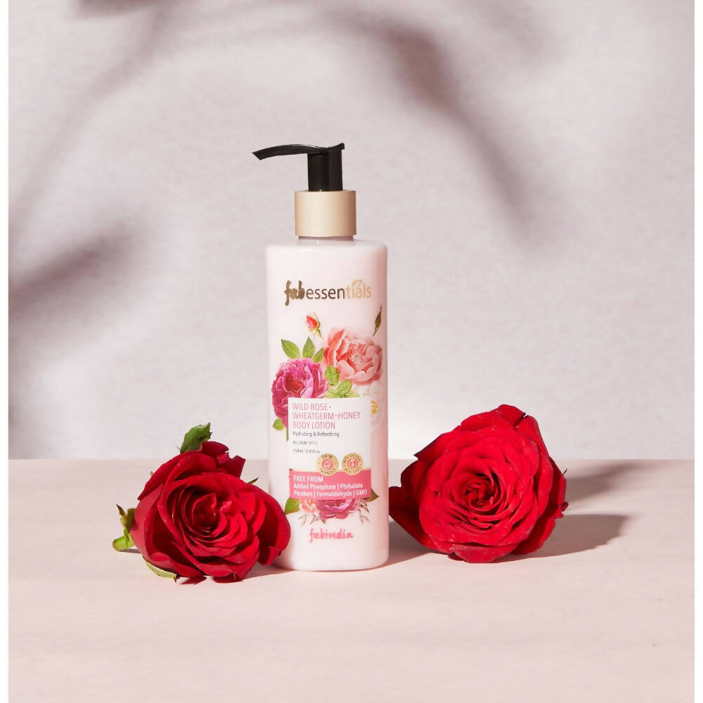 Fabessentials Wild Rose Wheatgerm Honey Body Lotion