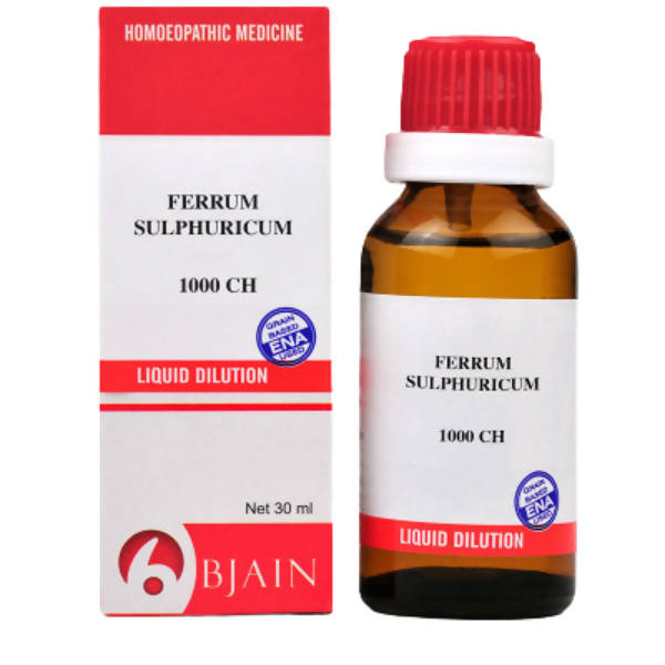 Bjain Homeopathy Ferrum Sulphuricum Dilution - BUDNE