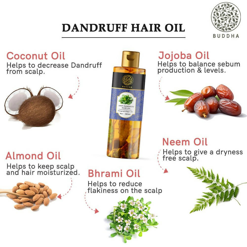 Buddha Natural Dandruff Hair Oil