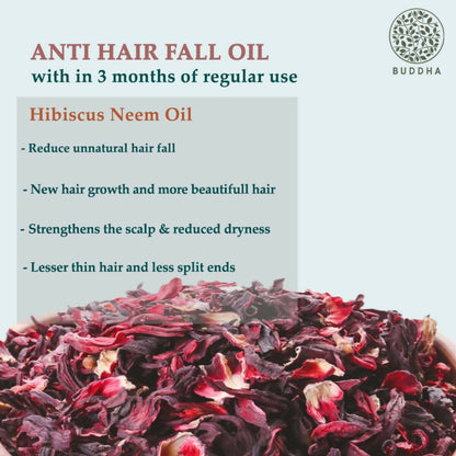 Buddha Natural Anti Hair Fall Hair Oil - For New Hair Growth And Stop Hair Fall