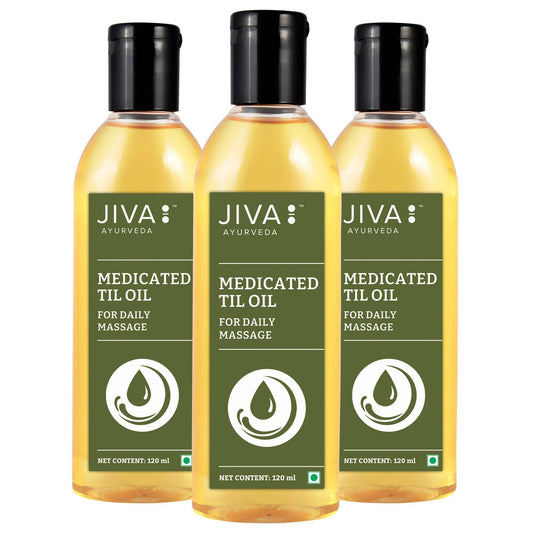 Jiva Ayurveda Medicated Til Oil - usa canada australia