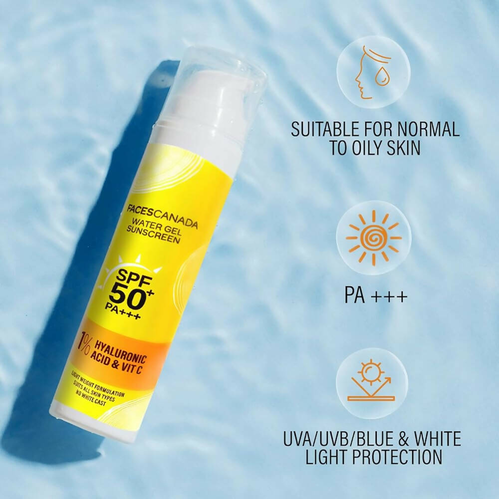 Faces Canada Water Gel Sunscreen SPF 50 PA+++