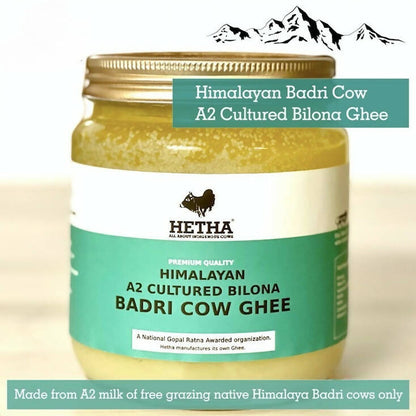 Hetha Himalayan Badri Cow A2 cultured Bilona Ghee / A2 Ghee
