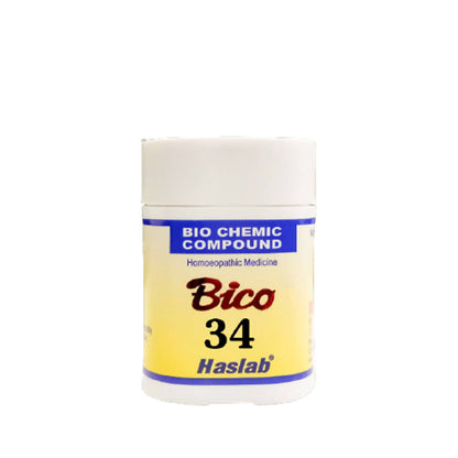 Haslab Homeopathy Bico 34 Biochemic Compound Tablets