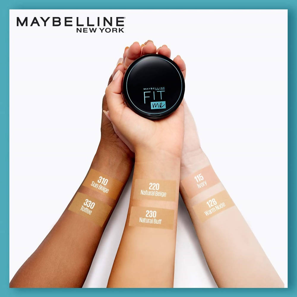 Maybelline New York Fit Me 12Hr Oil Control Compact, 230 Natural Buff