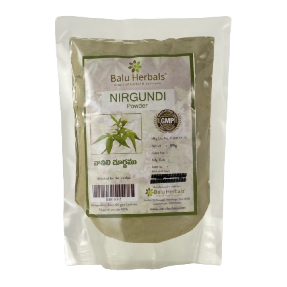 Balu Herbals Nirgundi (Vavili) Powder - buy in USA, Australia, Canada