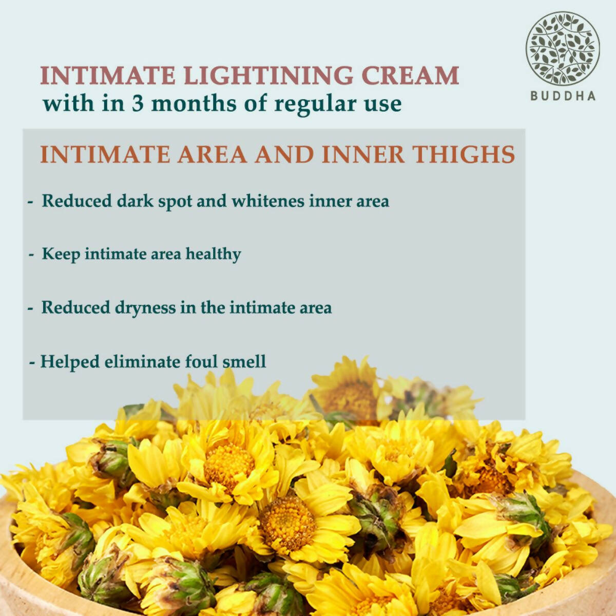 Buddha Natural Intimate Lightening Cream - for Lighten The Skin In Intimate Areas