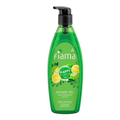 Fiama Happy Naturals Shower Gel With Yuzu And Bergamot