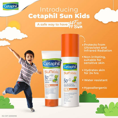 Cetaphil Sun Kids Spf 30+ IR PA++++ High Protection Lotion for Kids