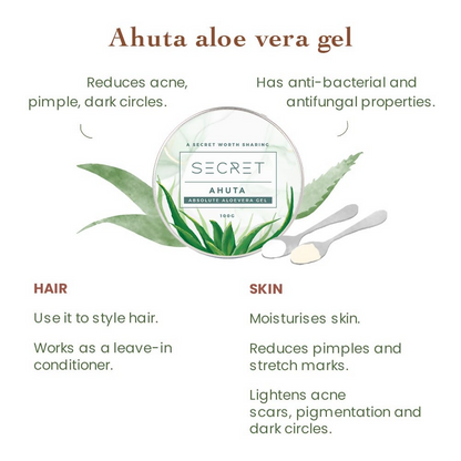 The Secret Hair Care Ahuta Absolute Aloevera Gel
