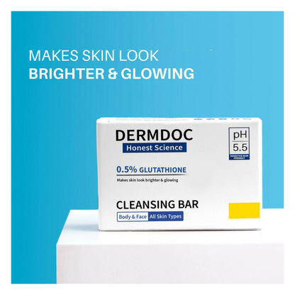 Dermdoc 0.5% Glutathione Cleansing Bar