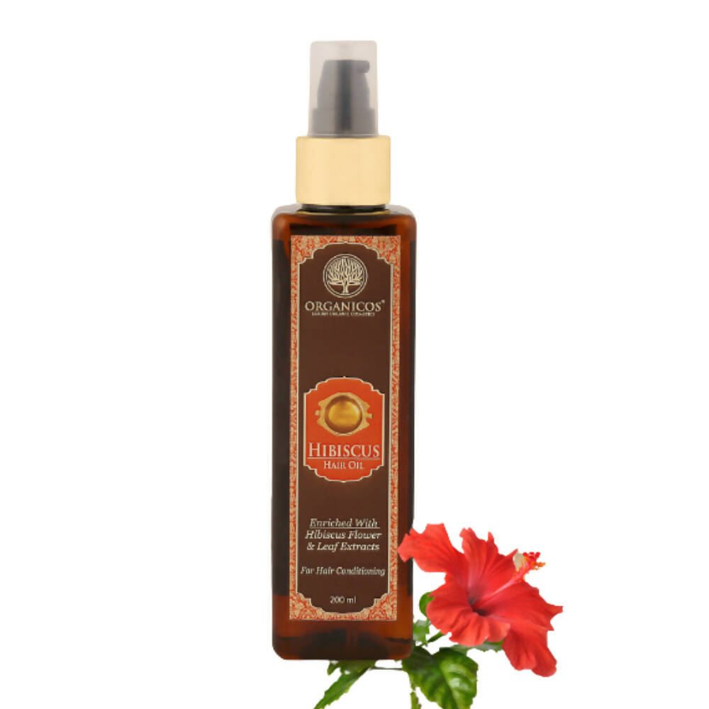 Organicos Hibiscus Hair Oil - buy-in-usa-australia-canada