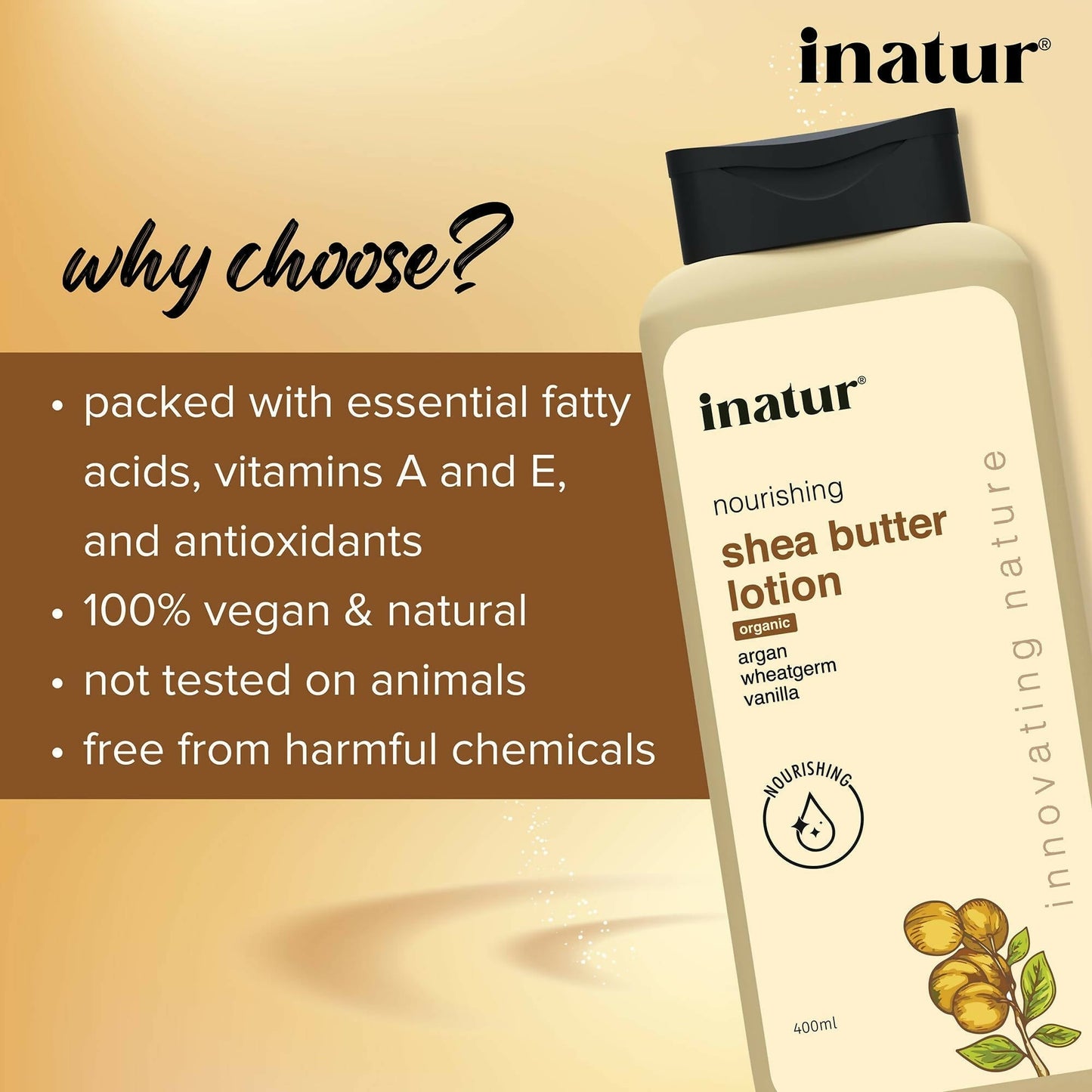 Inatur Shea Butter Body Lotion