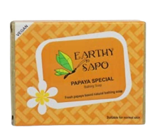 Earthy Sapo Papaya Special Bathing Soap - BUDNE