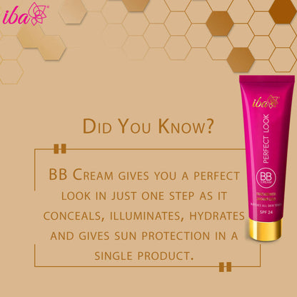 Iba Perfect Look BB Cream With 24 Karat Gold (Medium Shade)