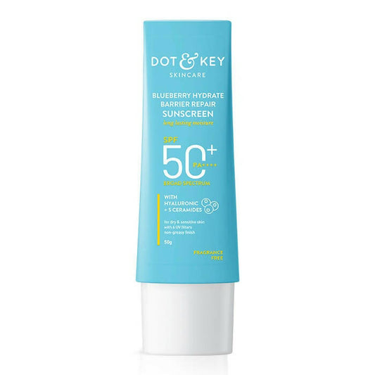 Dot & Key Blueberry Hydrating Barrier Repair Face Sunscreen SPF 50+ - BUDNE