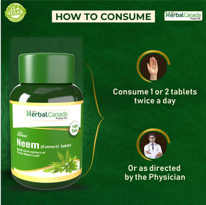 Herbal Canada Neem Extract Tablets