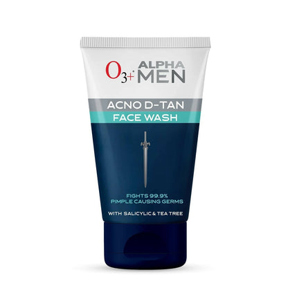 Professional O3+ Alpha Men Acno D-TAN Face Wash with Tea Tree - usa canada australia