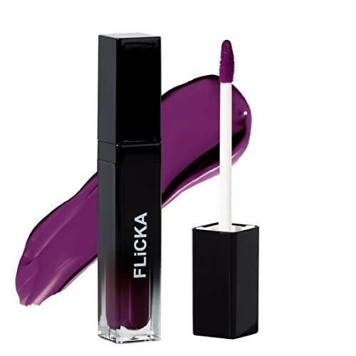 FLiCKA Set and Attack Liquid Matte Lipstick 13 Hot Ticket - Purple - BUDNE