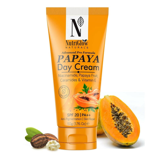 NutriGlow NATURAL'S Advanced Pro Formula Papaya Day Cream SPF 20 PA++ - BUDNEN