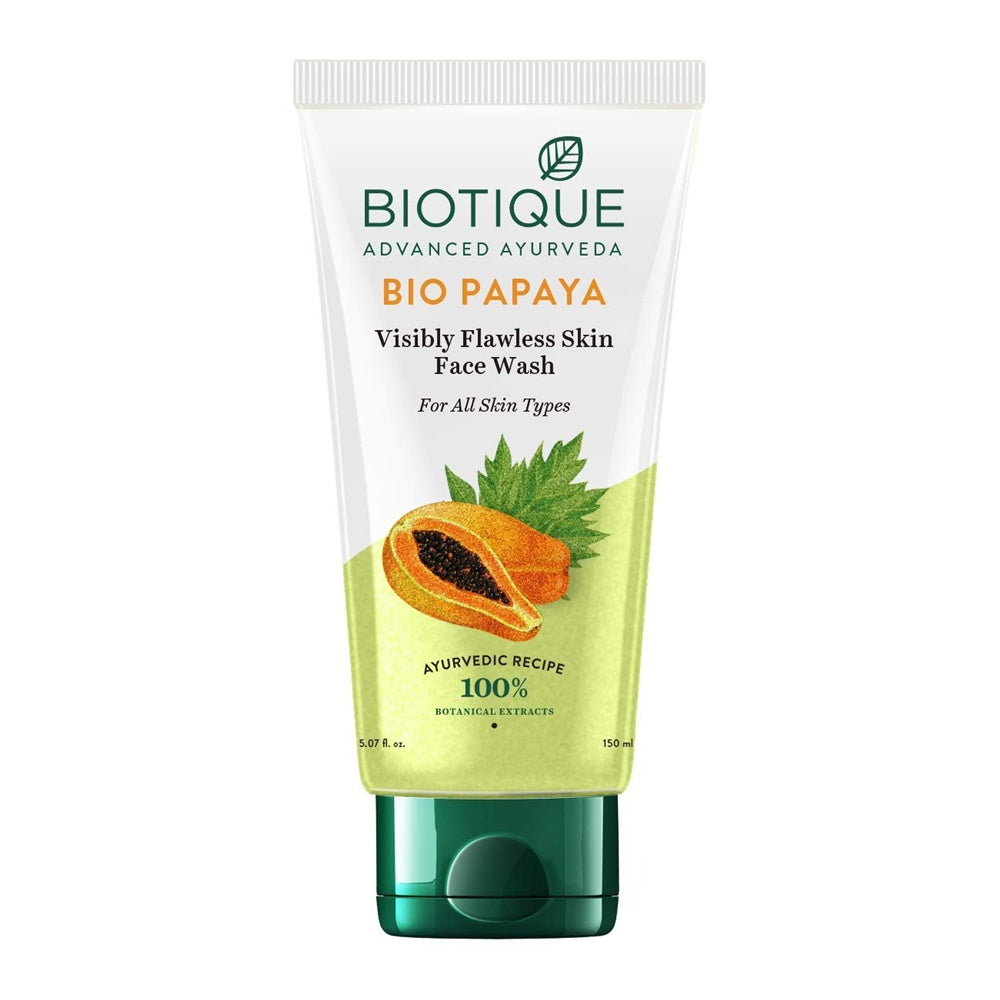 Biotique Bio Papaya Visibly Flawless Skin Face Wash - 150 ml