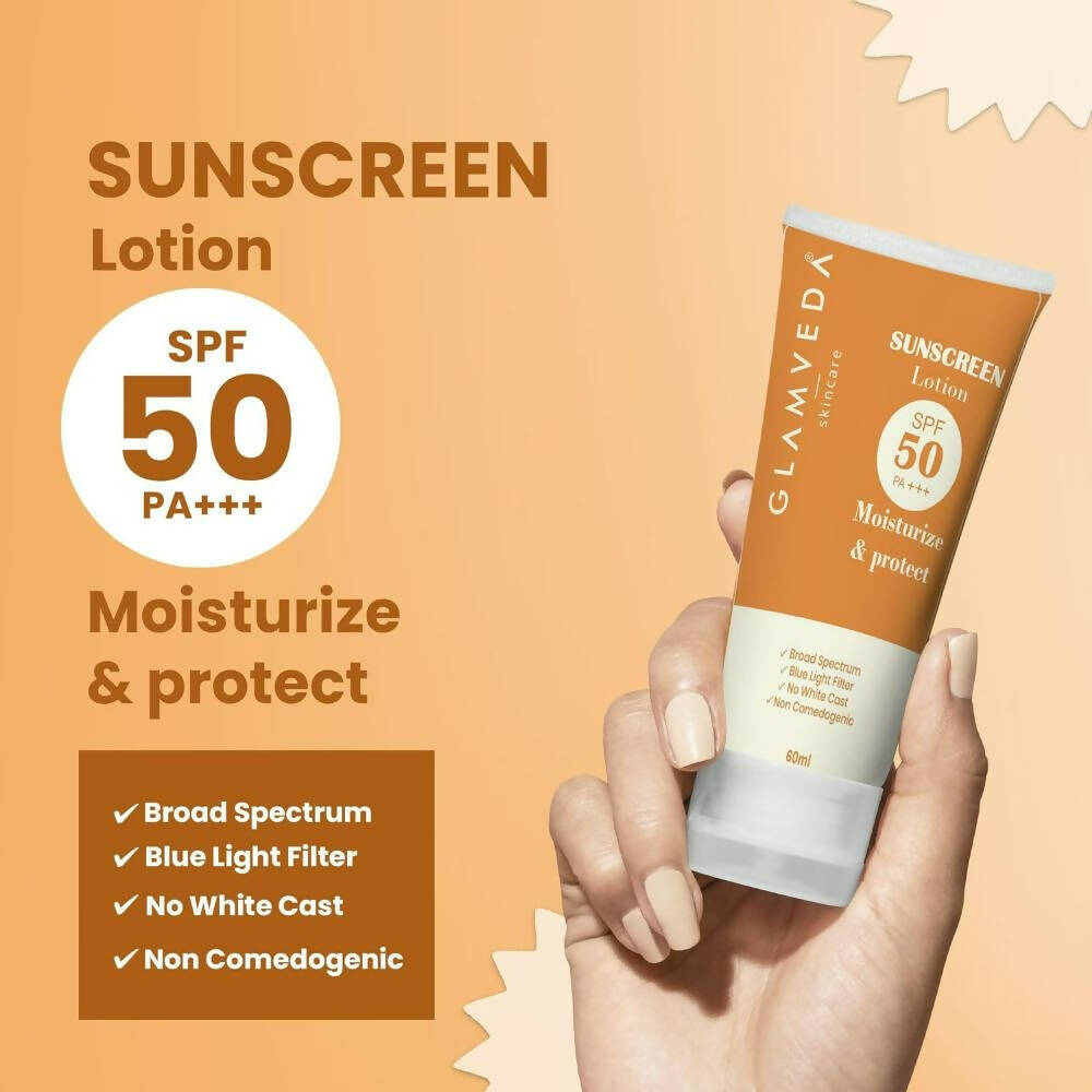 Glamveda Hybrid Sunscreen Lotion Spf 50 Pa+++