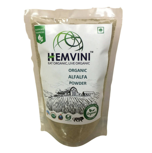 Hemvini Organic Alfalfa Powder -  usa australia canada 