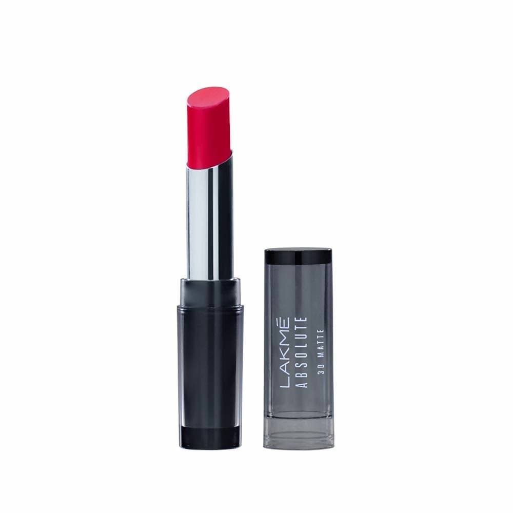 Lakme Absolute 3D matte lip color Lipstick - Romeo Red
