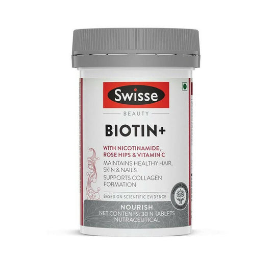 Swisse Biotin+ With Nicotinamide, Rosehip & Vitamin C - BUDEN