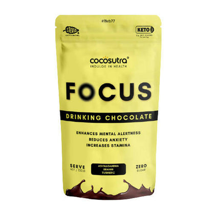 Cocosutra Lite - Focus - Sugar Free Drinking Chocolate Mix - BUDNE