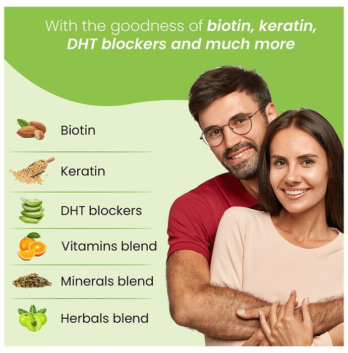 Zingavita Biotin + Keratin Hair Vitamin Kaccha Aam Gummies