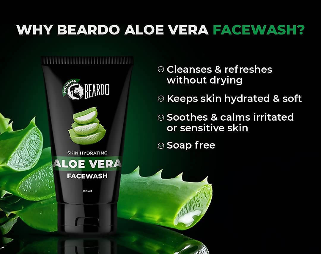 Beardo Skin Hydrating Aloe Vera Face Wash (For Dry Skin)