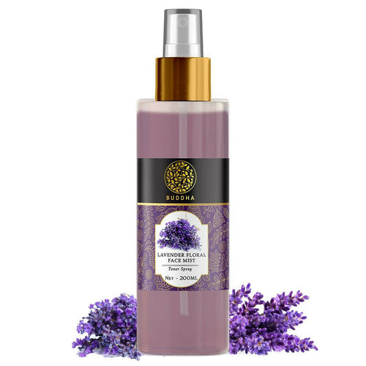 Buddha Natural Lavender Facial Mist Toner - For Instant Glow and Hydration Men & Women - BUDNE