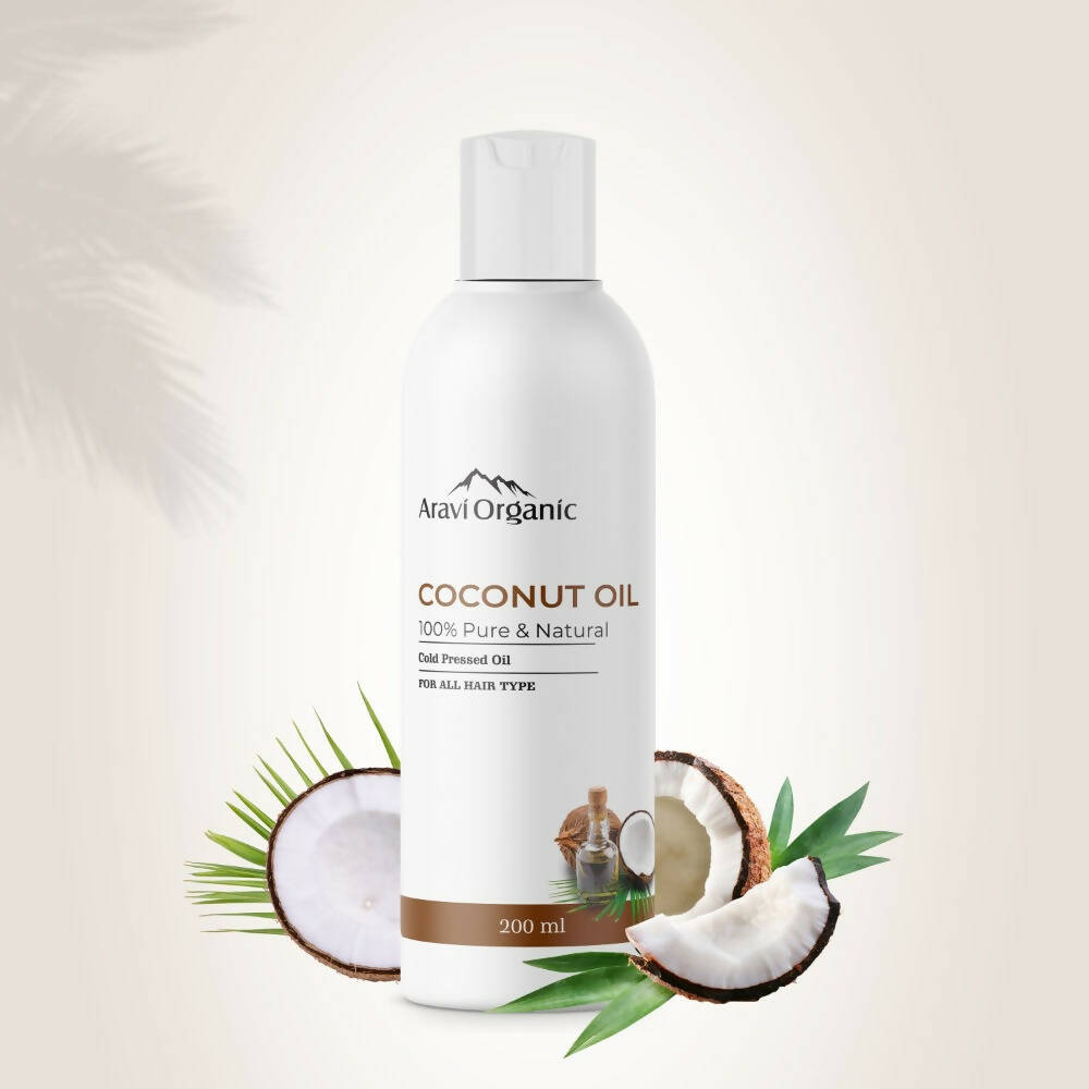Aravi Organic 100% Pure Extra Virgin Cold Pressed Coconut Oil