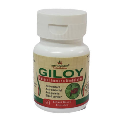 Deep Ayurveda Giloy 500mg Veg Capsules -  usa australia canada 